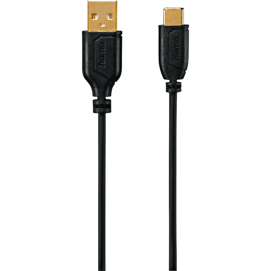 Hama 0.75M USB Type C Flexi Cable – Black (135784) image 1