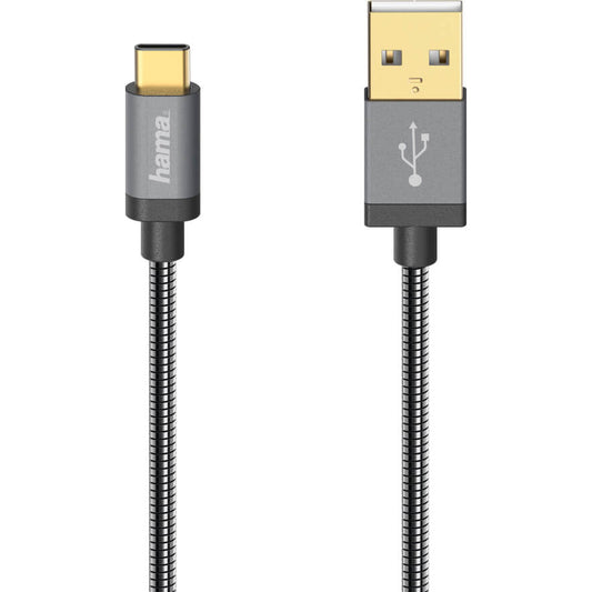 Hama USB -C 0.75 m metal Cable (135790) image 1