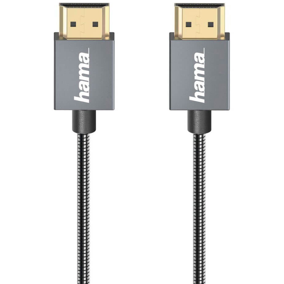 Hama 0.75M Elite Metal HDMI Ethernet Cable (135792)