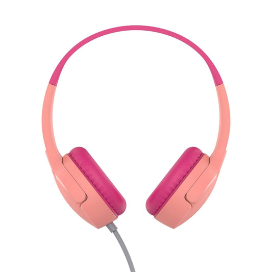 Belkin SoundForm Mini Wired On-Ear Pink Kids Headphones (AUD004BTPK) image 1