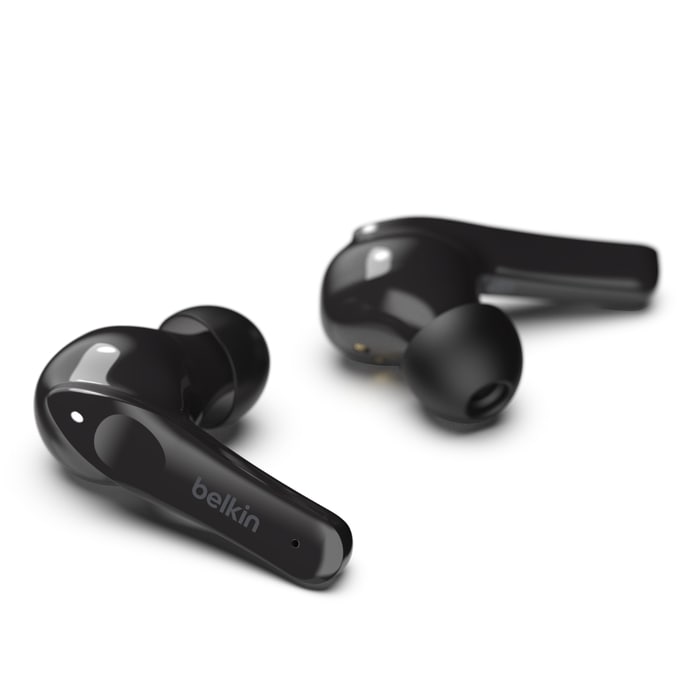 Belkin SoundForm Move True Wireless Earbuds (PAC002btBK-GR) — side view