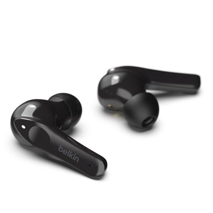 Belkin SoundForm Move True Wireless Earbuds (PAC002btBK-GR) — side view