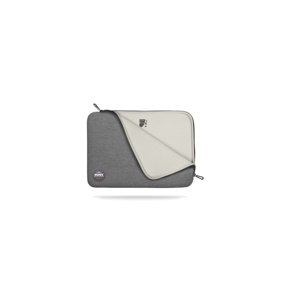 Port Designs TORINO II 15.6-inch Laptop Sleeve – Grey (140412) — side view