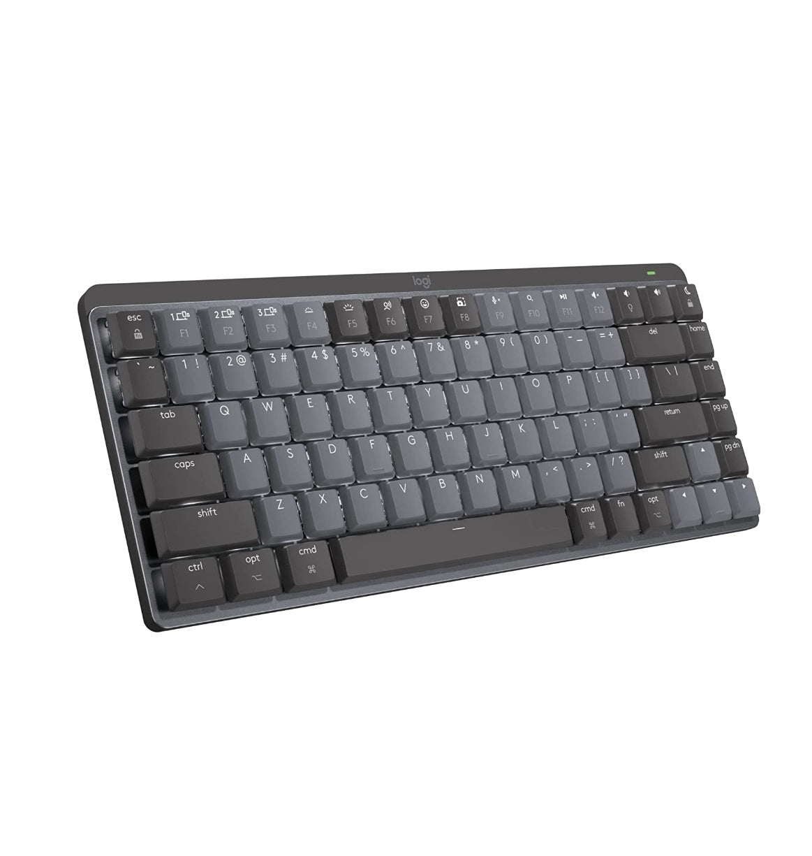 Logitech Mx Mechanical Mini Wireless Keyboard Tactile/Quiet Mac Edition Space Gray product image 1