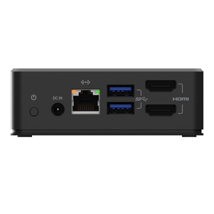 Belkin Connect USB-C Dual Display Docking Station (INC002VFBK) — side view