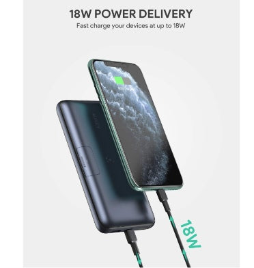 Aukey USB-C 20000mah Wireless Qc3.0 18w Pd Powerbank With Foldable Stand product image 4