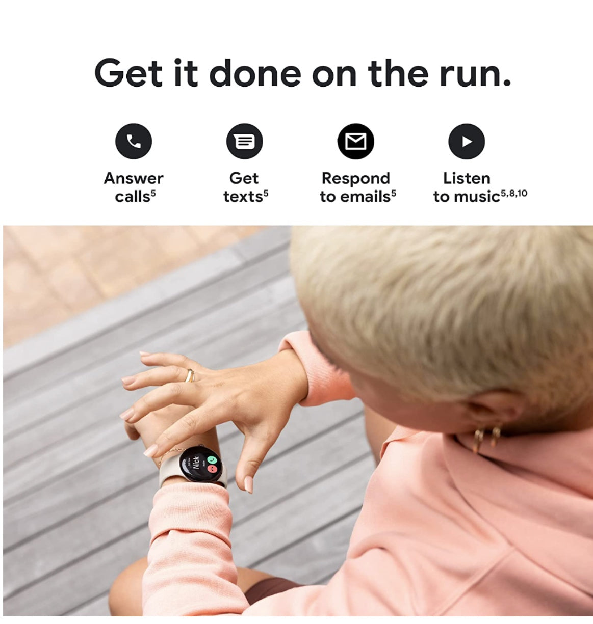 Google Pixel Watch Silver/Chalk product image 6
