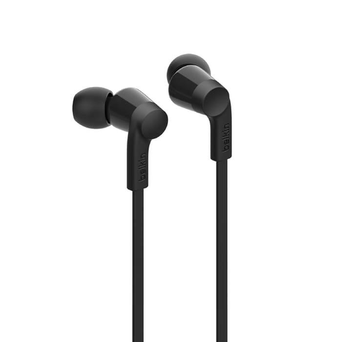 Belkin SoundForm Wired Earbuds with USB-C Connector (G3H0002BTBLK) — side view