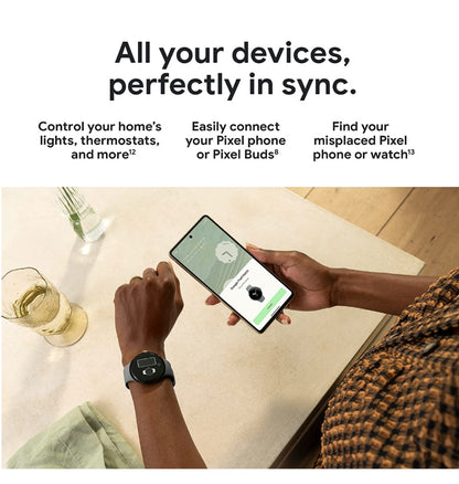 Google Pixel Watch Black/Obsidian — ports and connectors