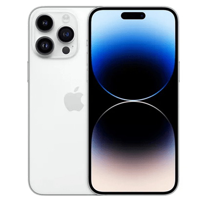 Apple IPhone 14 PRO MAX 512GB - Silver — Silver front and back view
