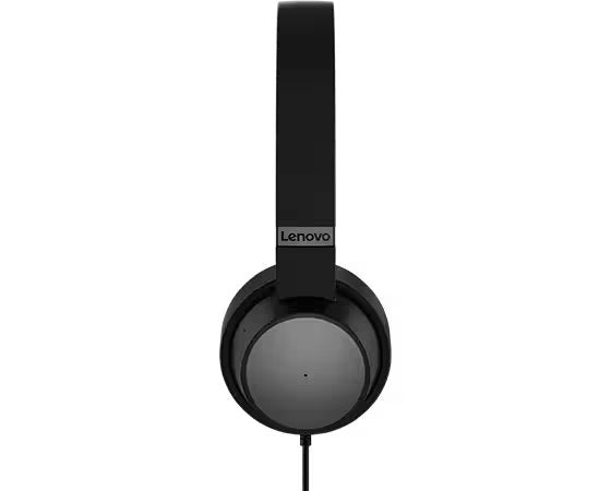 Lenovo Go Wired ANC Headset – Thunder Black (4XD1C99223) — front view