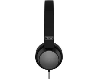 Lenovo Go Wired ANC Headset – Thunder Black (4XD1C99223) — front view