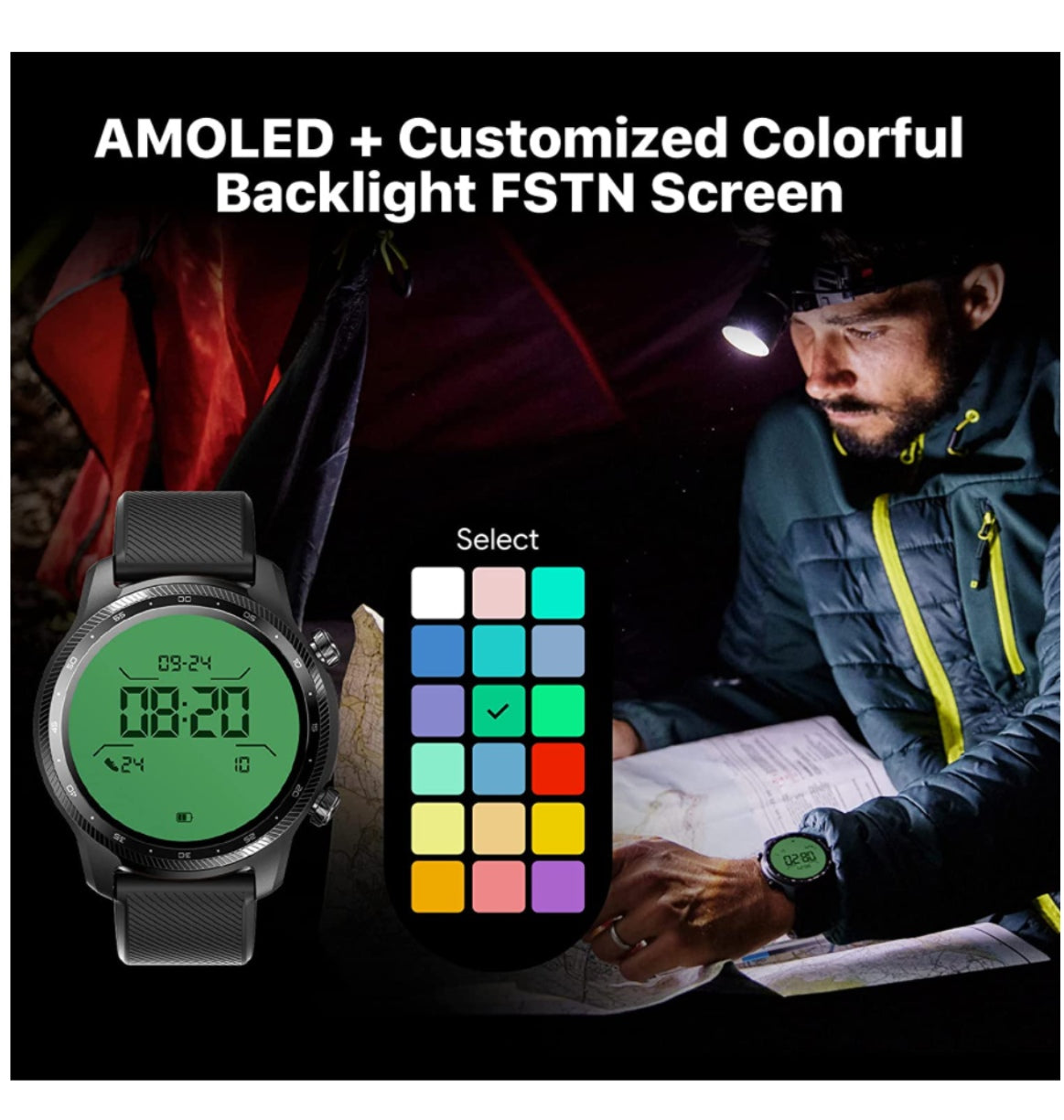Ticwatch Pro 3 Ultra GPS Smartwatch Shadow Black product image 3