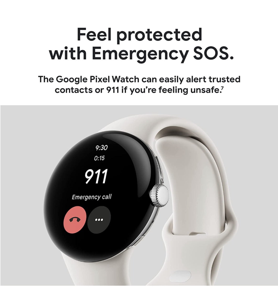 Google Pixel Watch Silver/Charcoal product image 10