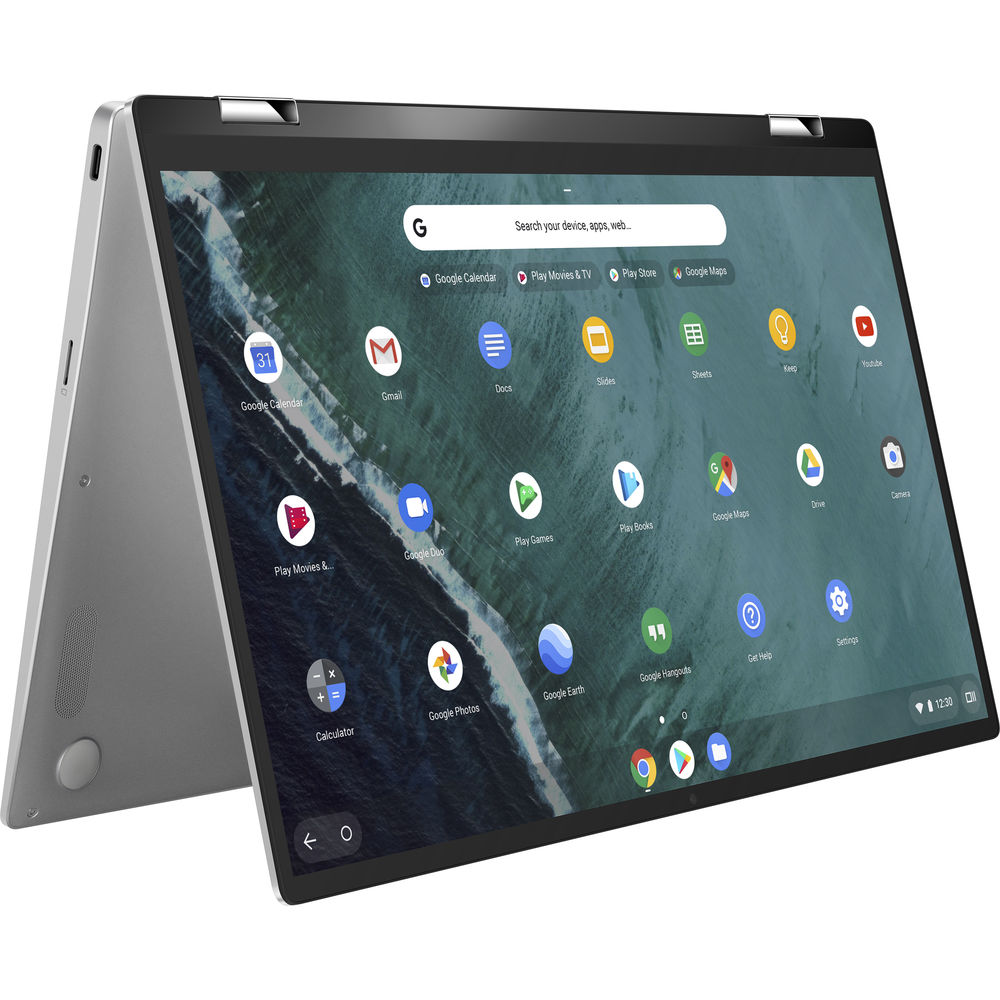 ASUS Chromebook Flip C433TA Notebook PC – Core M3-8100Y / 14″ FHD Touch / 8GB RAM / 32GB eMMC / Chrome OS / Silver (C433TA-M3