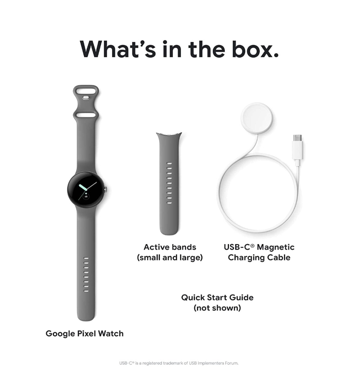 Google Pixel Watch Silver/Charcoal product image 12