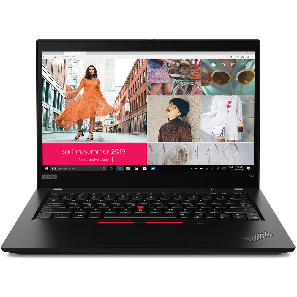 Lenovo ThinkPad X13 Gen 1 Notebook PC – Core i7-10510U / 13.3″ FHD / 16GB RAM / 512GB SSD / Win 10 Pro (20T2006BZA)