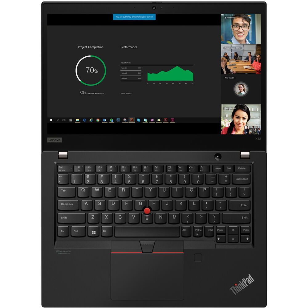 Lenovo ThinkPad X13 Gen 1 Notebook PC – Core i7-10510U / 13.3″ FHD / 16GB RAM / 512GB SSD / Win 10 Pro (20T2006BZA) — detail 