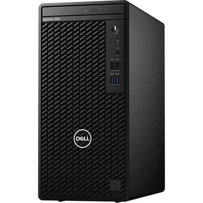Dell Optiplex 3080 Mini Tower Desktop PC – Core i3-10105 / 4GB RAM / 1TB HDD / Win 10 Pro (N202O3080MTAC) — front view