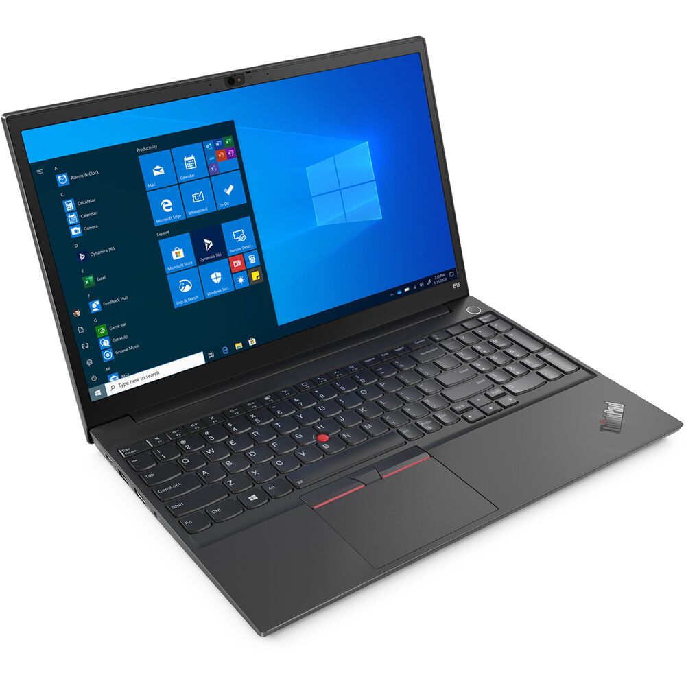 Lenovo ThinkPad E15 Gen 2 Notebook PC – Core i3-1115G4 / 15.6″ FHD / 8GB RAM / 512GB SSD / Win 10 Pro (20TD00ELZA) — rear vie