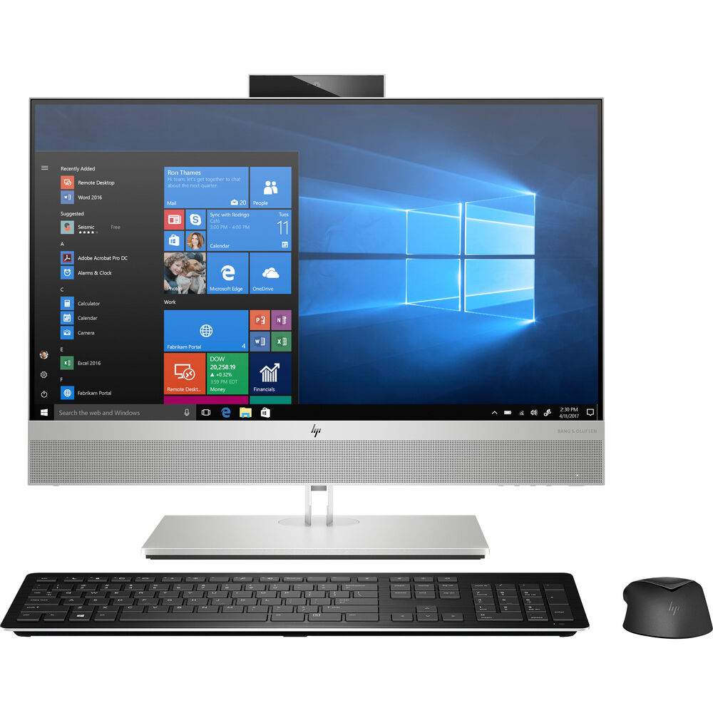 HP EliteOne 800 G6 All-in-One Desktop PC – Core i7-10700 / 23.8″ FHD Touch / 16GB RAM / 512GB SSD / Win 10 Pro (4H6C0EA) image 1