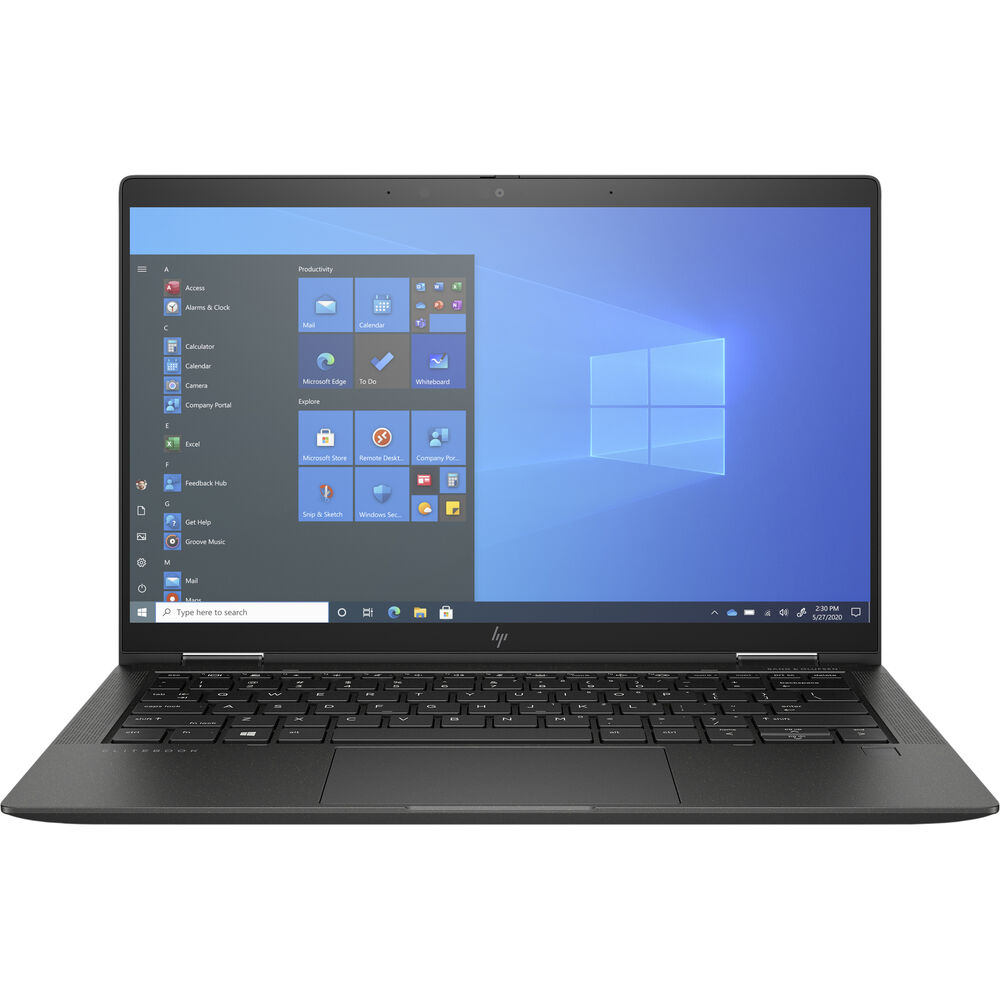 HP Elite Dragonfly Max Notebook PC – Core i7-1165G7 / 13.3″ FHD Touch / 16GB RAM / 512GB SSD / Win 10 Pro (5P6M2EA) — front v
