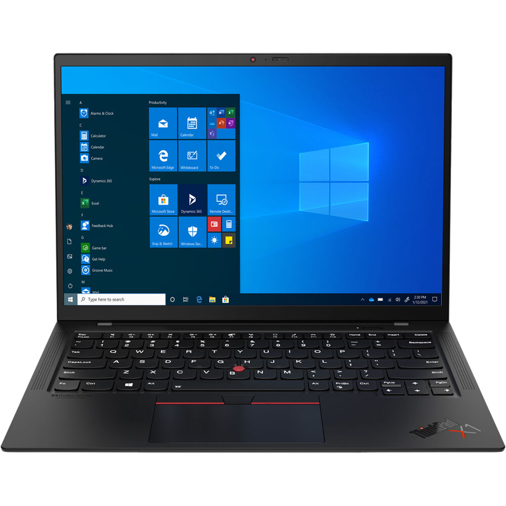 Lenovo ThinkPad X1 Carbon Gen 9 Notebook PC – Core i7-1165G7 / 14″ WUXGA / 16GB RAM / 1TB SSD / Win 10 Pro (20XW007FZA)