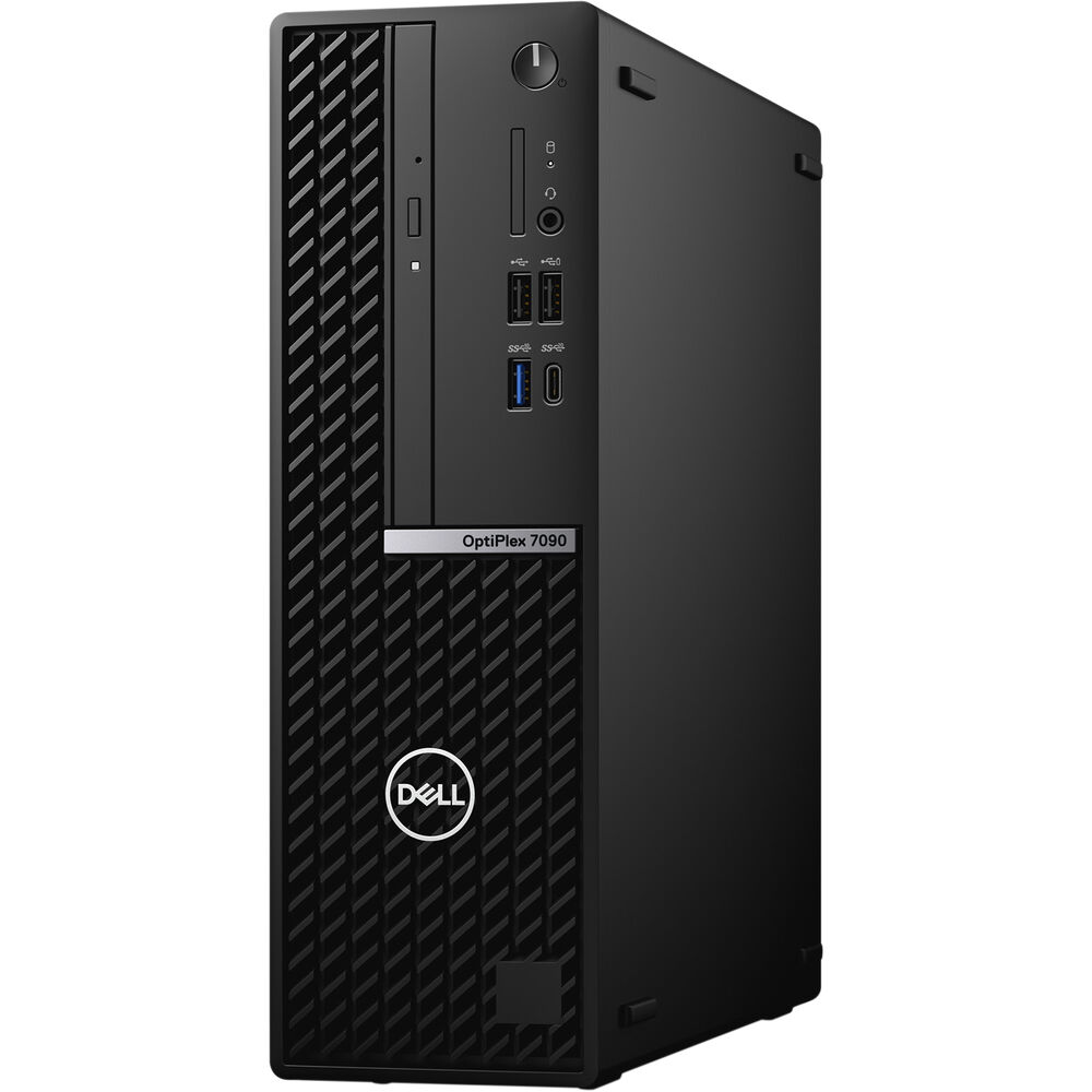 Dell OptiPlex 7090 SFF Desktop PC – Core i5-10505 / 16GB RAM / 512GB SSD / Win 10 Pro (N212O7090SFF) — front view