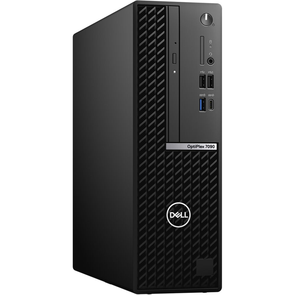 Dell OptiPlex 7090 SFF Desktop PC – Core i5-10505 / 16GB RAM / 512GB SSD / Win 10 Pro (N212O7090SFF) — side view