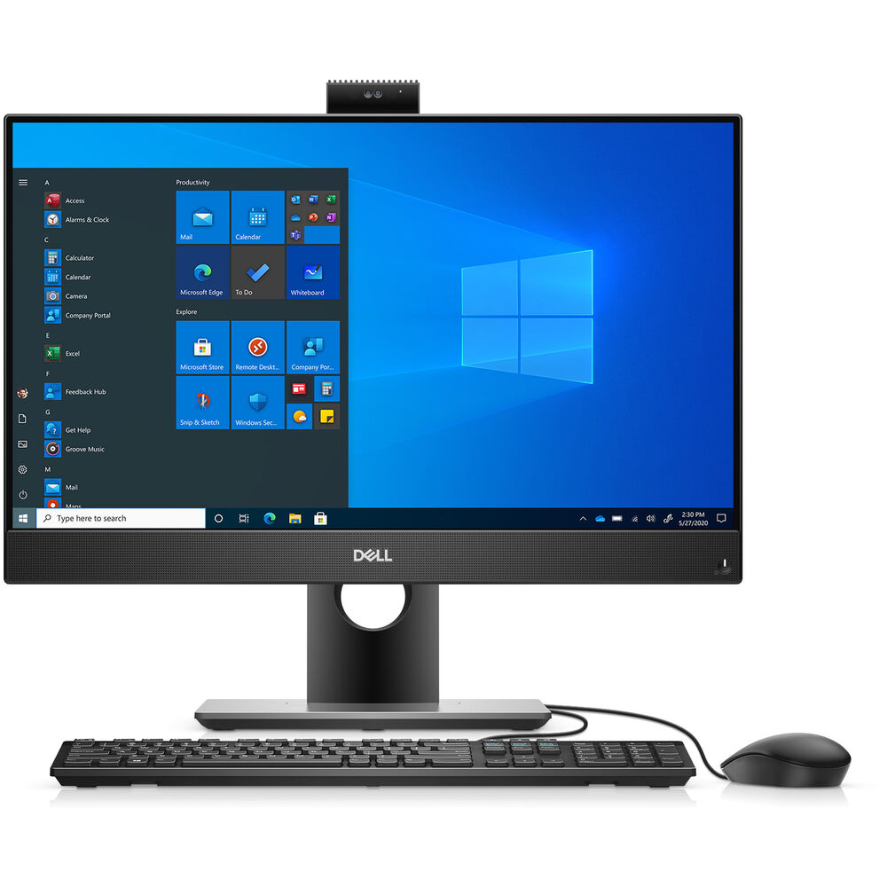 Dell OptiPlex 7490 All-in-One Desktop PC – Core i7-10700 / 23.8″ FHD / 16GB RAM / 512GB SSD / Win 11 Pro (N215O7490AIO) image 1