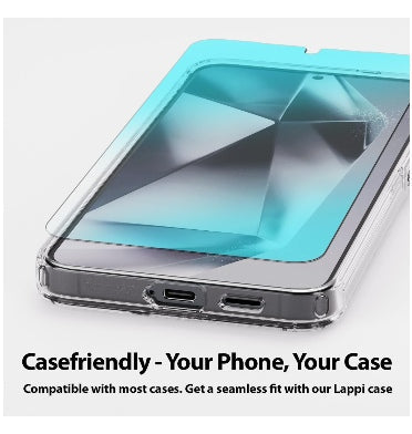 Whitestone Samsung Galaxy S24+ Tempered Dome Glass Screen Protector 2pk product image 2