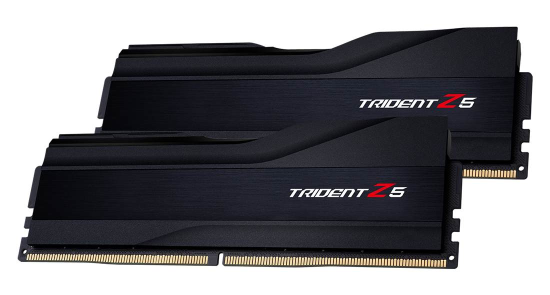 G.Skill Trident Z5 DDR5-6000MHz CL40-40-40-76 1.30V 32GB (2x16GB) – Black Desktop Memory (GZ-TZ-6000C40-2x16K) image 1