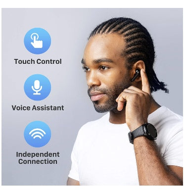 Ticwatch Mobvoi Wireless Gesture Earbuds Black product image 2
