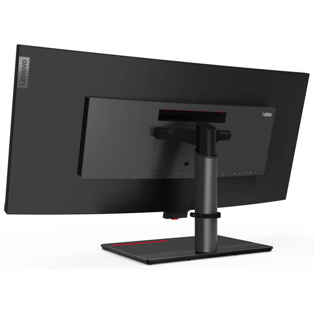 Lenovo ThinkVision P40w-20 39.7″ UHD Curved LED Monitor (62C1GAT6SA) — rear view