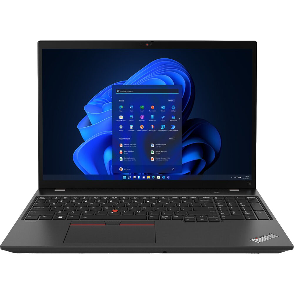 Lenovo ThinkPad T16 Gen 1 Notebook PC – Core i5-1235U / 16.0″ WUXGA / 8GB RAM / 256GB SSD / LTE / Win 11 Pro (21BV0059ZA)