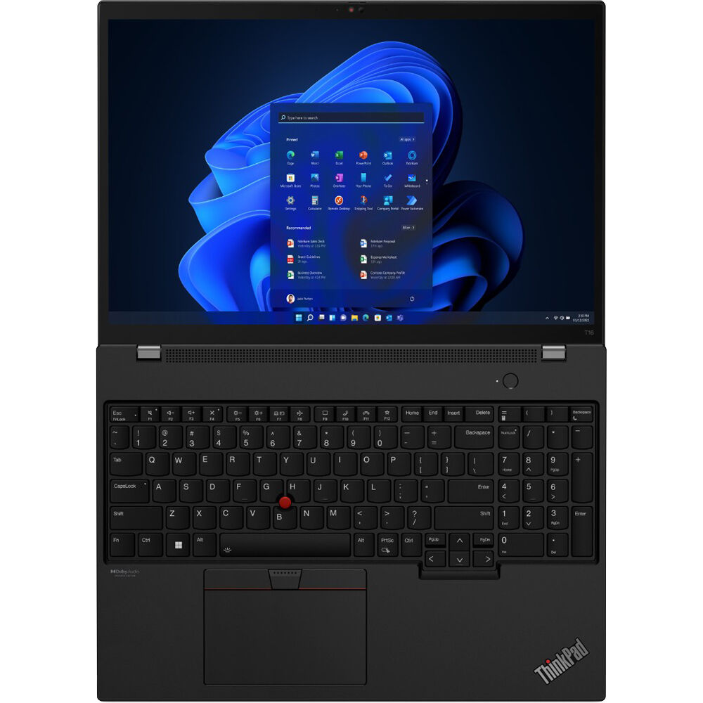 Lenovo ThinkPad T16 Gen 1 Notebook PC – Core i5-1235U / 16.0″ WUXGA / 8GB RAM / 256GB SSD / LTE / Win 11 Pro (21BV0059ZA) — s