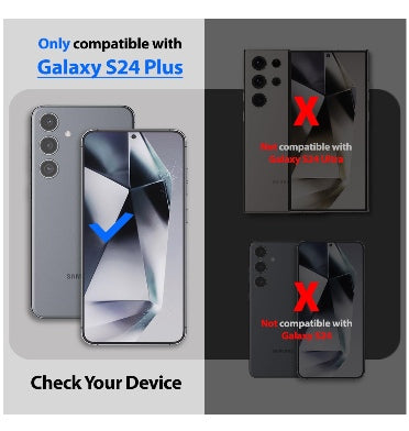 Whitestone Samsung Galaxy S24+ Tempered Dome Glass Screen Protector 2pk product image 5