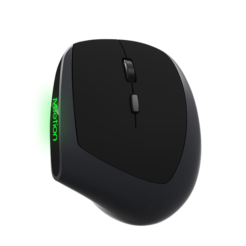 Meetion R390 Ergonomic 2.4G Wireless Vertical Mouse (MT-R390) — side view