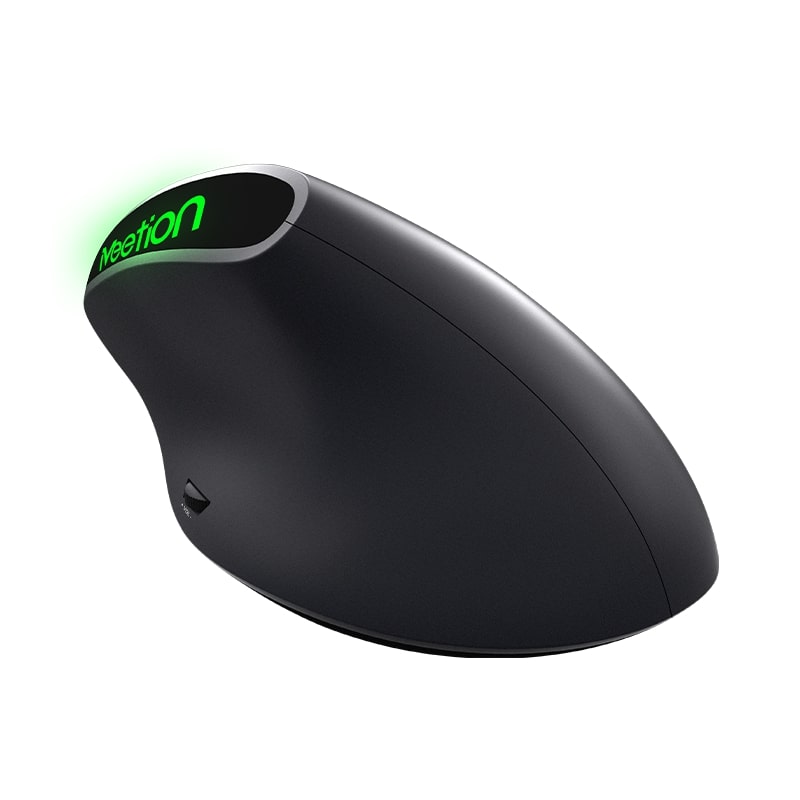 Meetion R390 Ergonomic 2.4G Wireless Vertical Mouse (MT-R390) — in use