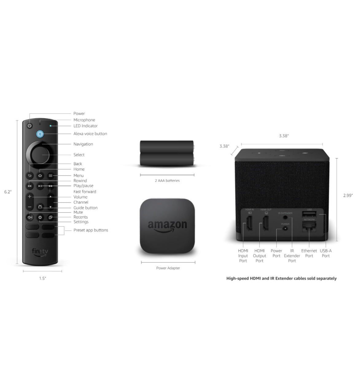 Amazon Fire TV Cube Streaming Media Player 4k Ultra HD (2022) product image 8