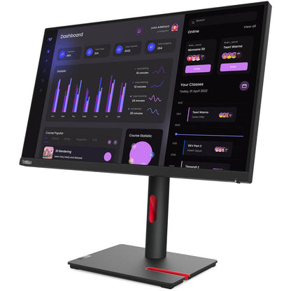 Lenovo ThinkVision T24i-30 23.8″ Full HD Monitor (63CFMATXSA) — side view