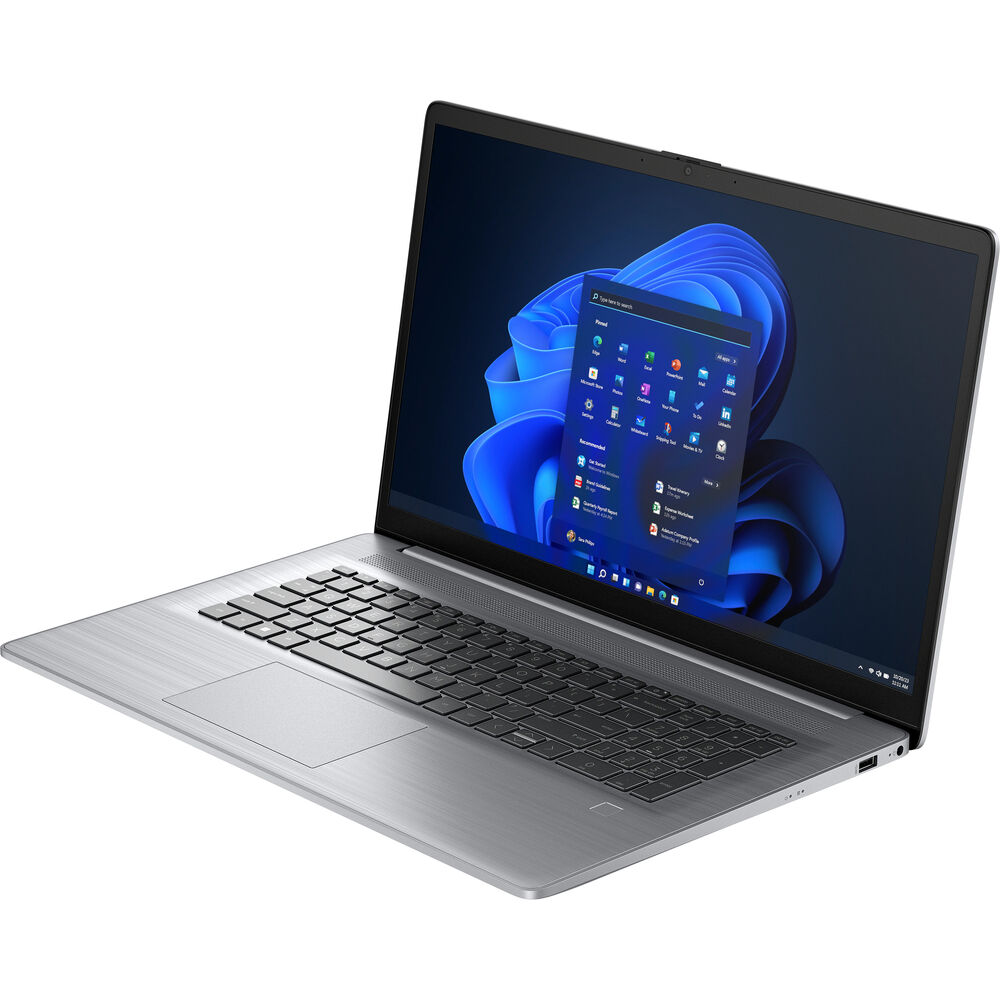 HP 470 G10 Notebook PC – Core i7-1355U / 17.3″ FHD / 16GB RAM / 1TB SSD / NVIDIA MX550 2GB / Win 11 Pro (85D14EA) — side view