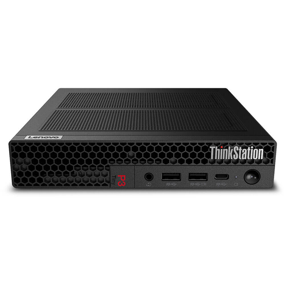 Lenovo ThinkStation P3 Tiny Workstation Desktop PC – Core i5-13500T / 16GB RAM / 512GB SSD / NVIDIA T400 4GB / Win 11 Pro (30H00007SA) image 1