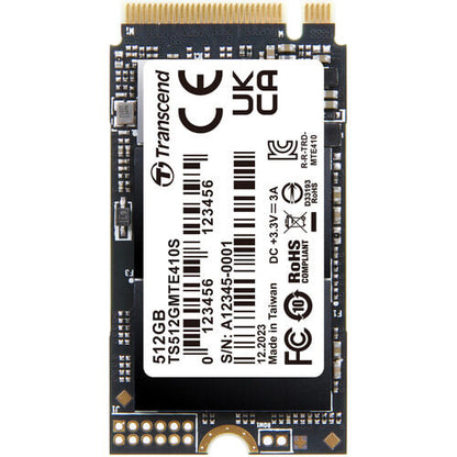 Transcend MTE410S 512GB M.2 2242 PCIe NVMe Gen 4×4 3D NAND Solid State Drive (TS512GMTE410S)