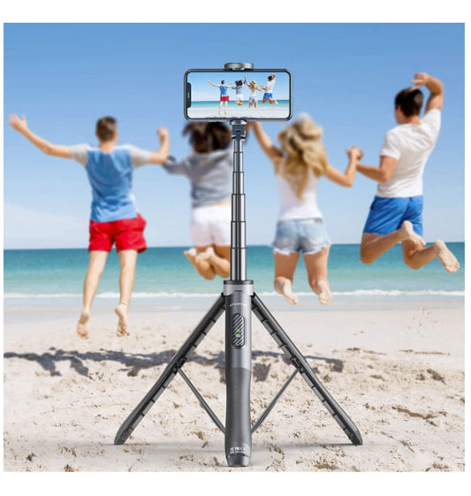 Atumtek Tripod Selfie Stick 51" With Bluetooth Remote Black product image 2