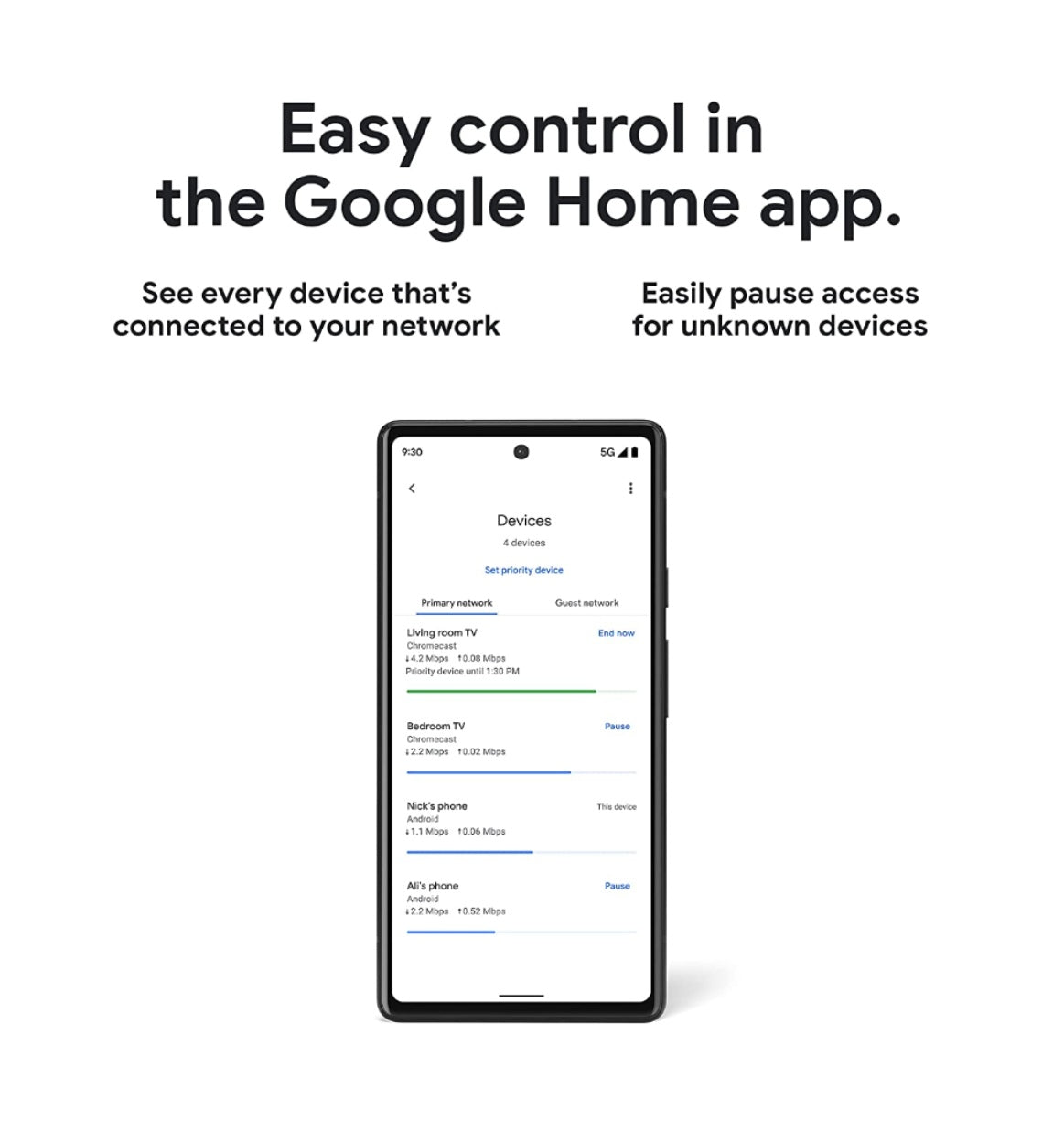 Google Nest Wi-Fi Pro 6e Mesh Router Snow 2pk (2022) product image 6