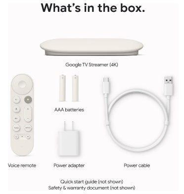 Google TV Streamer 4k Porcelain (2024) product image 10