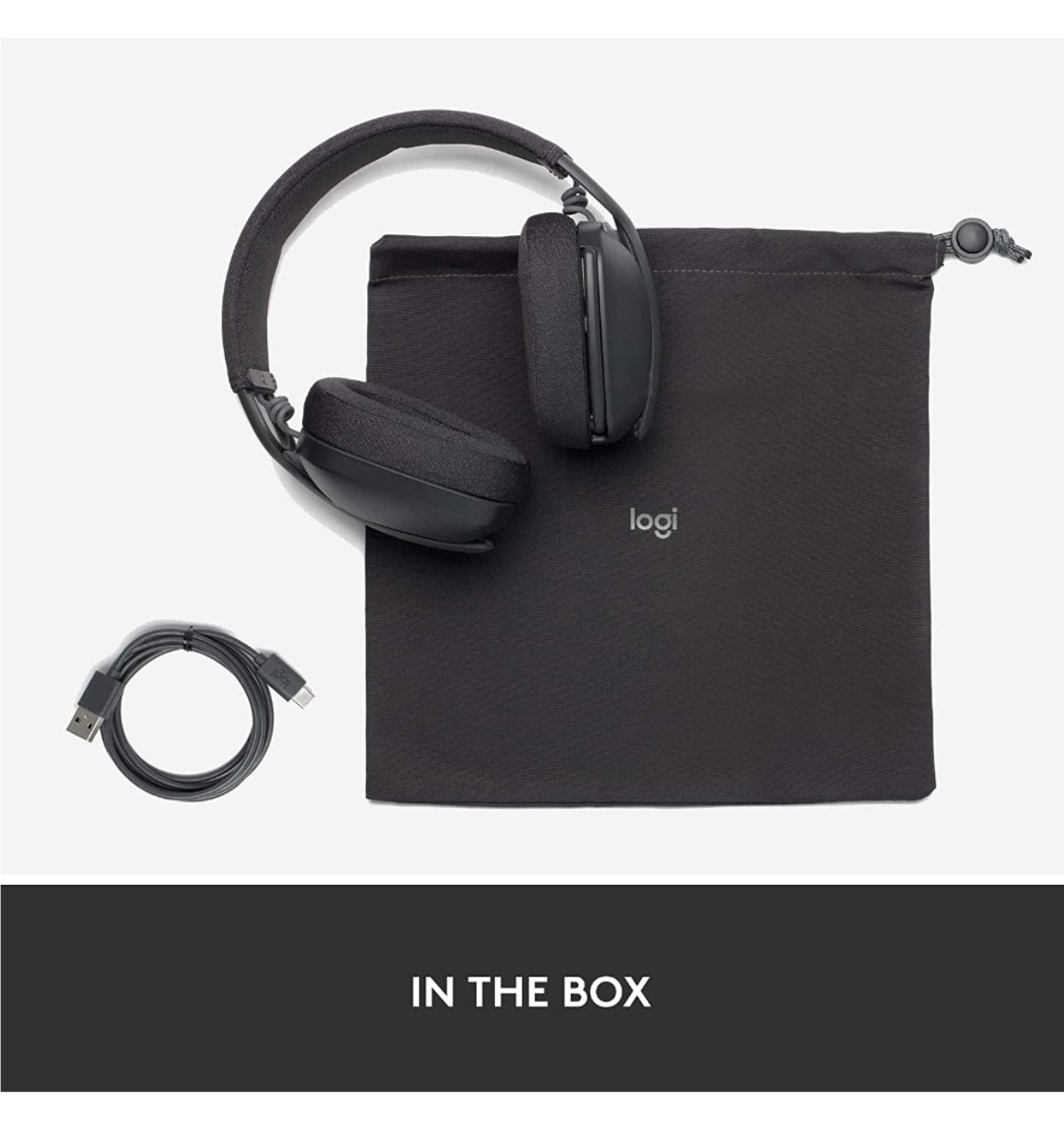 Logitech Zone Vibe 100 Wireless Headphones Graphite product image 10