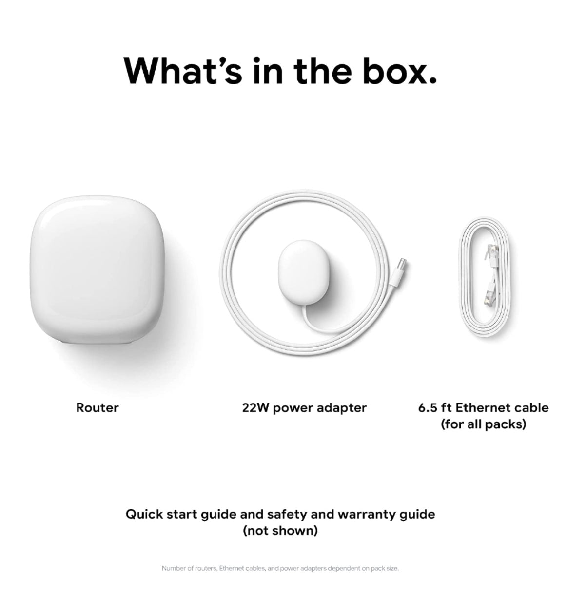 Google Nest Wi-Fi Pro 6e Mesh Router Snow 3pk (2022) product image 11