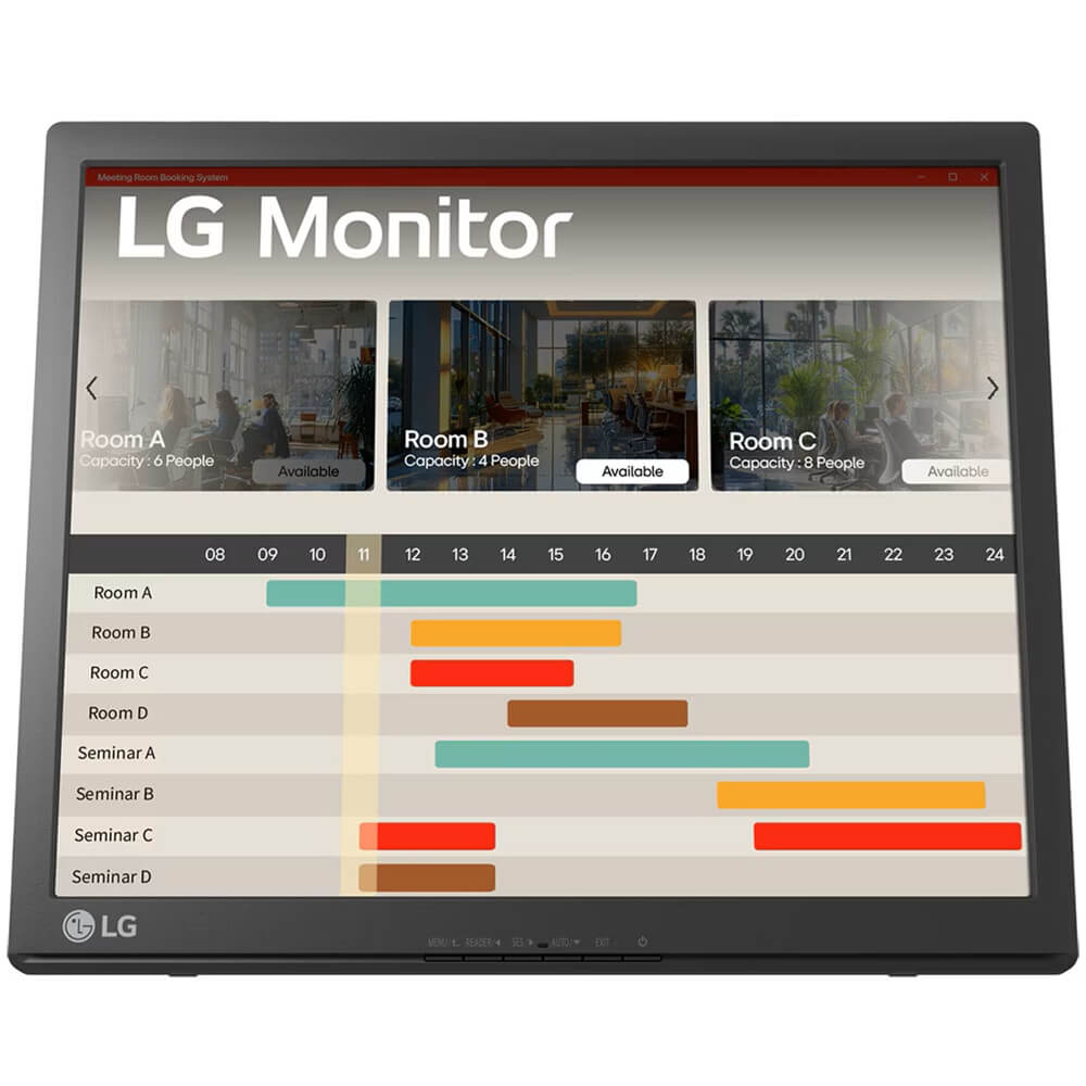 LG 17-inch SXGA Single Touch Monitor (17BR30T-B.AFB) image 1
